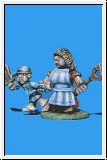6105 - female Dwarf with child